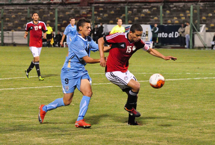 Uruguay empata 0-0 con Egipto tras primer tiempo