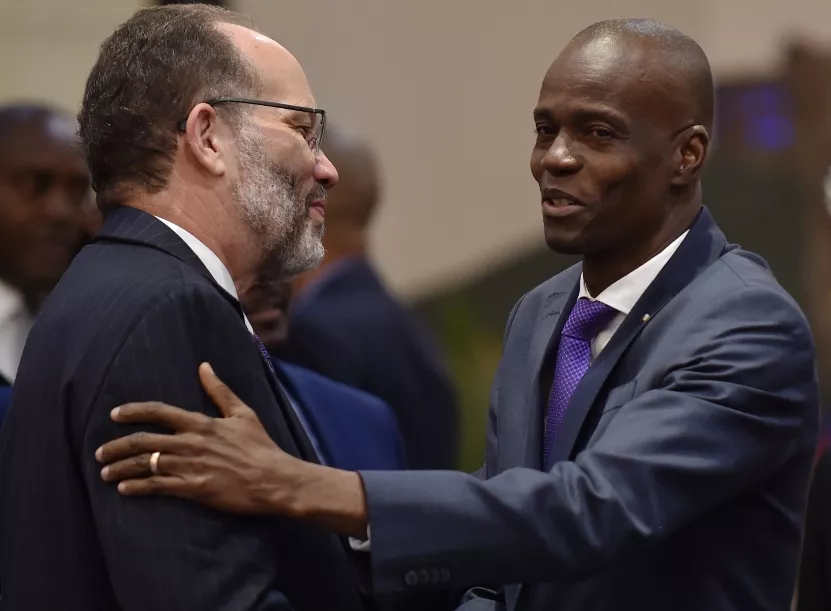 Presidente Moise busca salida a la crisis de Haití