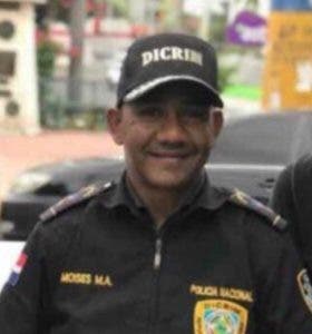 Moisés Montero Amador, mayor de la Policía.