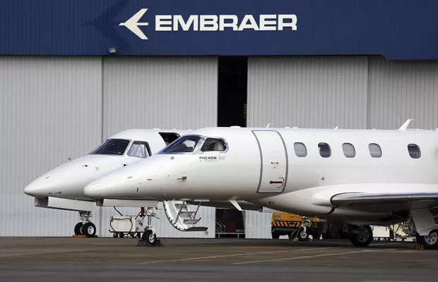 Embraer prevé pedido de 10,550 aviones