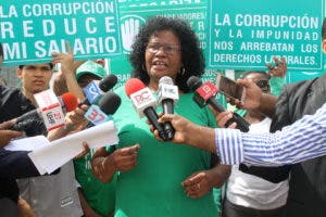 Vicepresidenta del CNUS llama a trabajadores a apoyar Marcha Verde para acabar con la corrupción