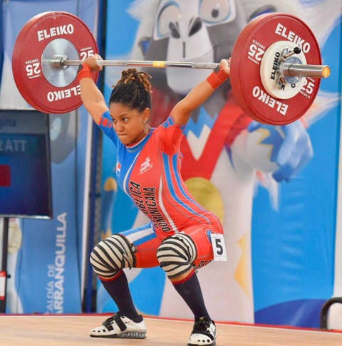 Dominicanas Georgina Silvestre y Santa Cotes ganan plata y bronce en los 48 kg arranque en Barranquilla