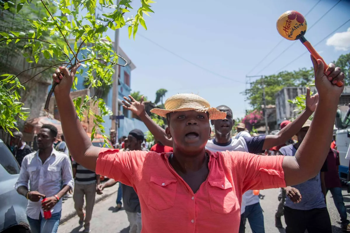 Haitianos vuelven a manifestarse en las calles en contra de la corrupción