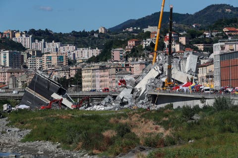 Italia decreta estado de emergencia de 12 meses en zona siniestrada de Génova