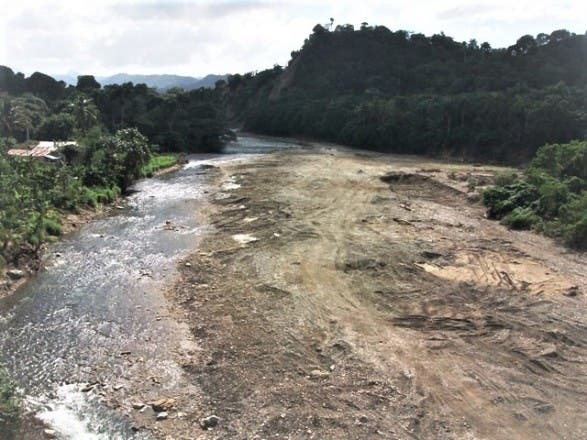 Sequía y granceras afectan ríos de Puerto Plata