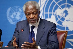 Fallece el ex secretario general de la ONU y nobel de la Paz Kofi Annan