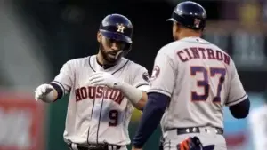 Marwin González pega ‘Grand slam’; Alonso dos jonrones; Altuve busca marca