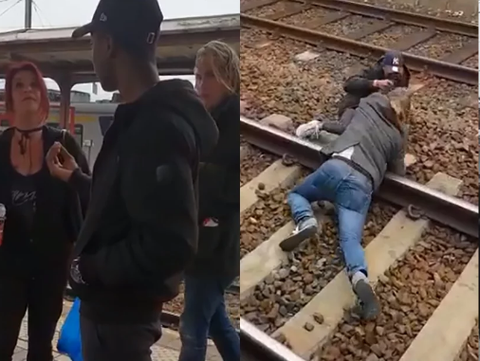 Racismo en Bélgica: varias mujeres insultan y tiran a un dominicano a la línea del tren