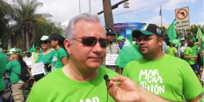 Antonio Taveras Guzmán en Marcha del Millón: «estamos en esta marcha de la esperanza porque el país necesita transparencia»