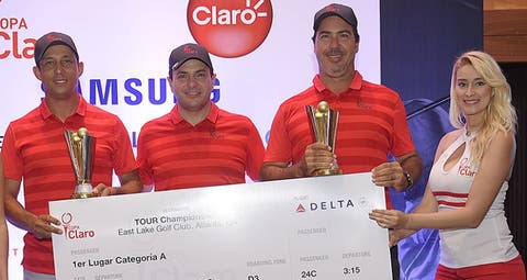 Marcel Olivares y César Rodríguez se coronan en categoría A Copa golf Claro 2018
