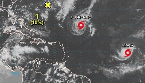 El huracán Isaac se desplaza con rumbo al Caribe
