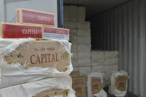 Aduanas decomisa 9.6 millones de unidades de cigarrillos en puerto de Haina Oriental