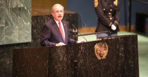 Danilo Medina dice cambio climático y narcotráfico son principales amenazas a la estabilidad y la seguridad mundial