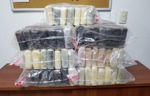 DNCD decomisa 91 kilos de cocaína en el Aeropuerto Las Américas