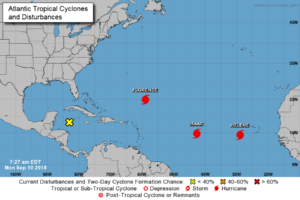 El huracán Helen sube a categoría 2 al sur de las islas de Cabo Verde