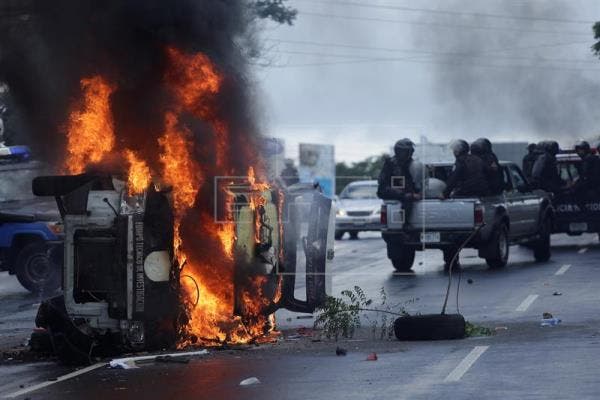 Tiroteo en manifestación contra Ortega deja un herido en Managua