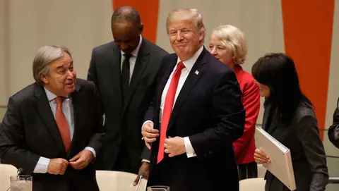 Trump llega tarde a su discurso en la Asamblea General de la ONU