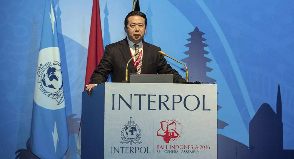 Desaparece el presidente de Interpol durante viaje a China