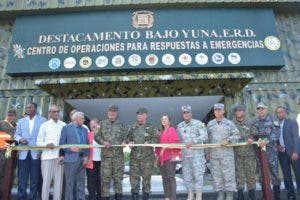 Ejército inaugura centro para Respuesta a Emergencias en el Bajo Yuna