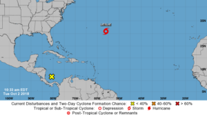 Leslie se fortalece en el Atlántico y mañana puede llegar a huracán