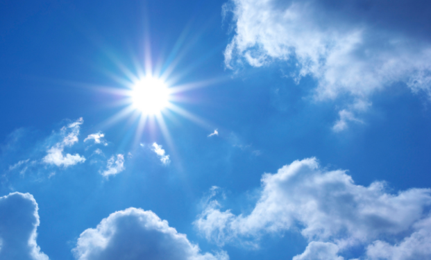 Meteorología pronostica aguaceros focales y temperaturas calurosas para hoy