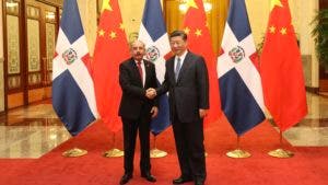 El presidente de China, Xi Jinping, recibe en el Palacio del Pueblo Chino a su colega dominicano Danilo Medina Sánchez