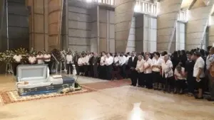 Restos de monseñor Pablo Cedano fueron sepultados en la Basílica de Higüey