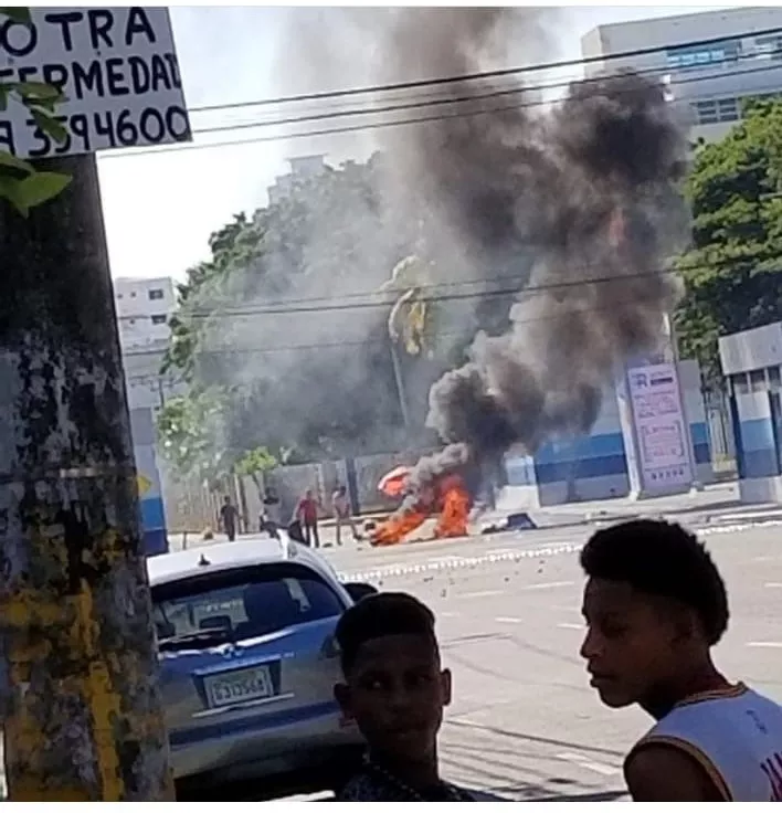 Protestas en la UASD en apoyo a paro de mañana