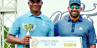 Julio Santos gana quinta parada golf