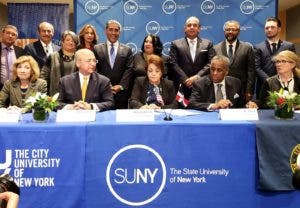 Universidades de EE.UU. firman convenio para capacitación con MESCyT y Minerd