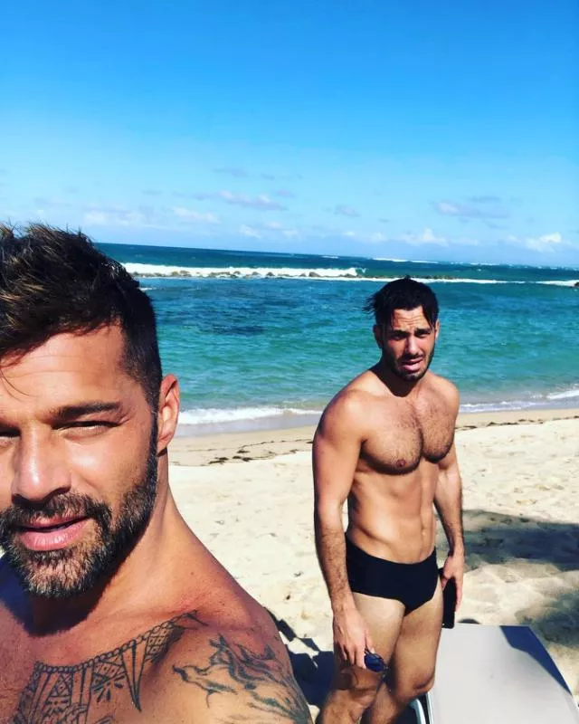 Ricky Martin y su esposo presumen de su anatomía y causan furor en redes sociales