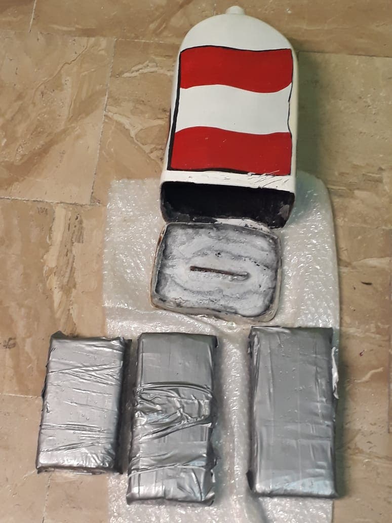 Detienen venezolana con tres paquetes de cocaína en aeropuerto de Punta Cana
