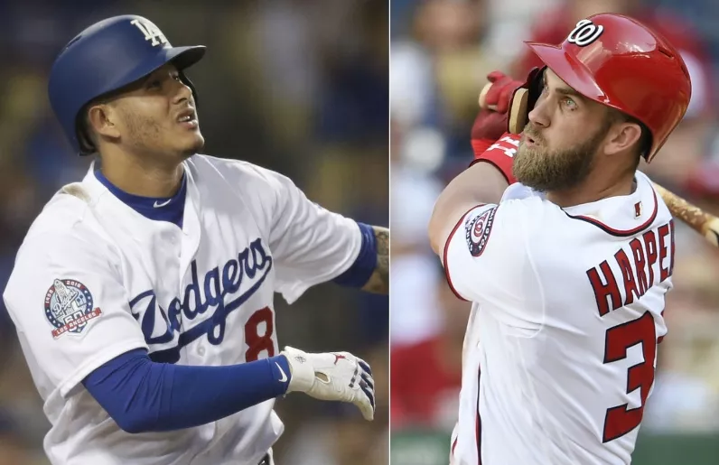 Los Filis tratan de firmar Bryce Harper o Manny Machado