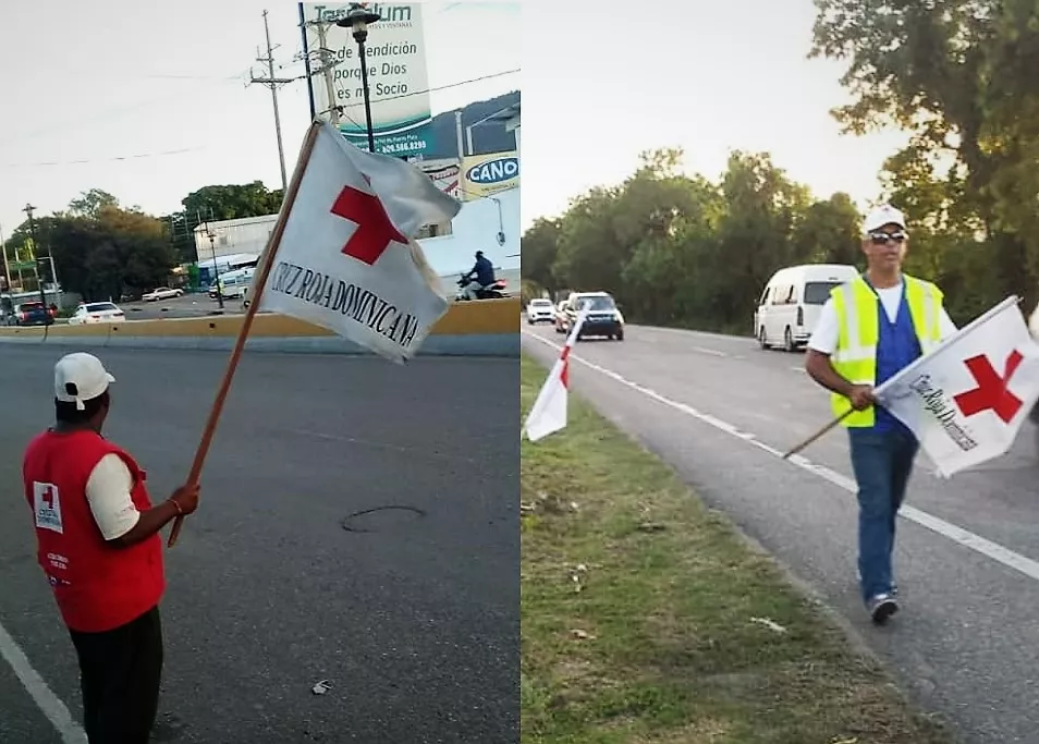 Voluntarios de la Cruz Roja en Puerto Plata se mantuvieron activos en operativo preventivo de accidentes