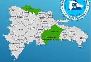 Coe declara alerta verde para cuatro provincias por vaguada