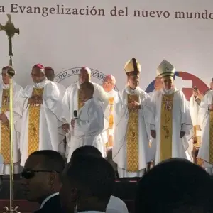 Iglesia Católica conmemora en La Isabela de Puerto Plata el 525 aniversario de la primera misa de América