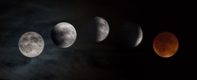 Esta madrugada se producirá un eclipse lunar total y «luna de sangre»