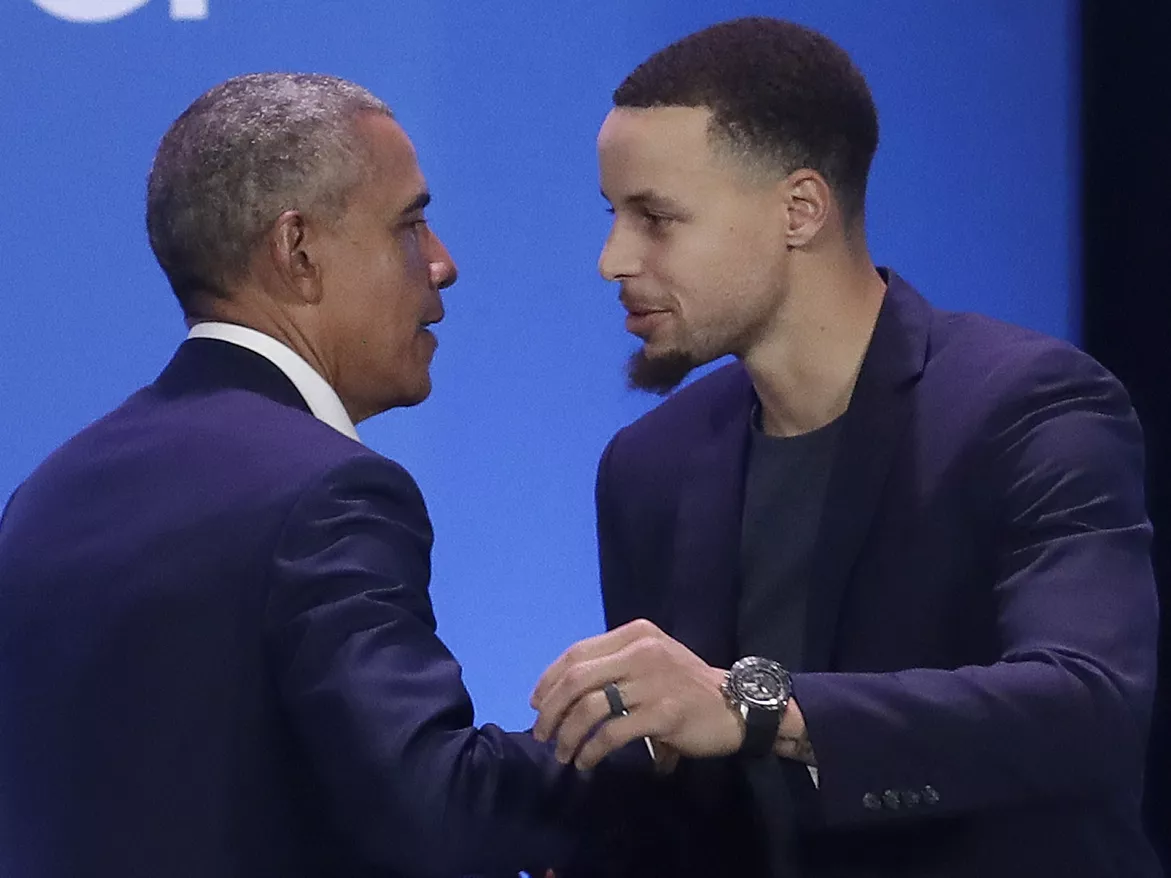 Obama y Curry dan espaldarazo a niños