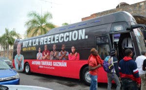 Autobús de no a la reelección