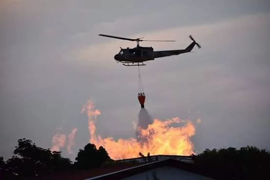 Un empleado de Casa Brugal resultó herido tras incendio