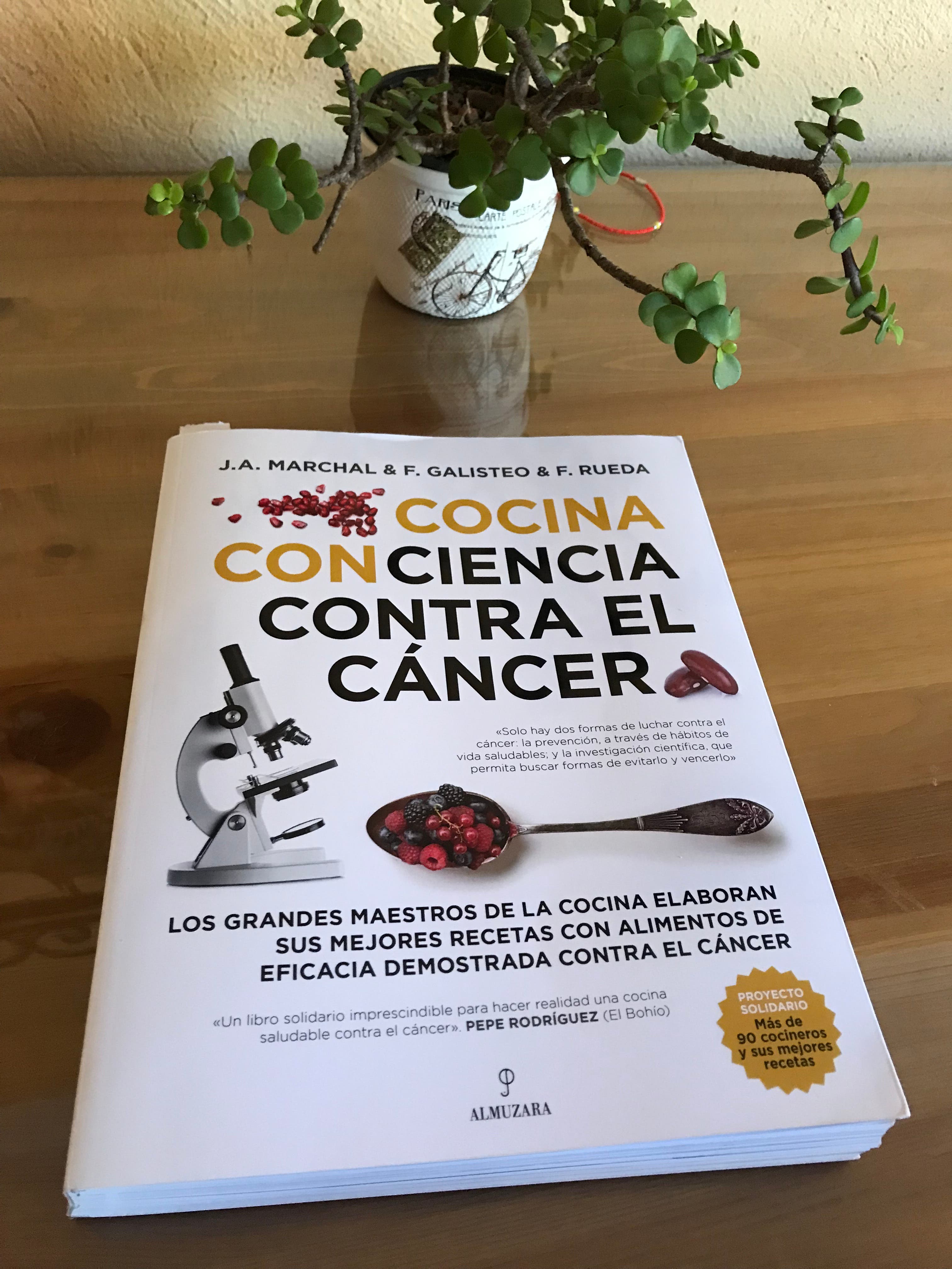 Libro de cocina Español incluye receta Escuela Serranía
