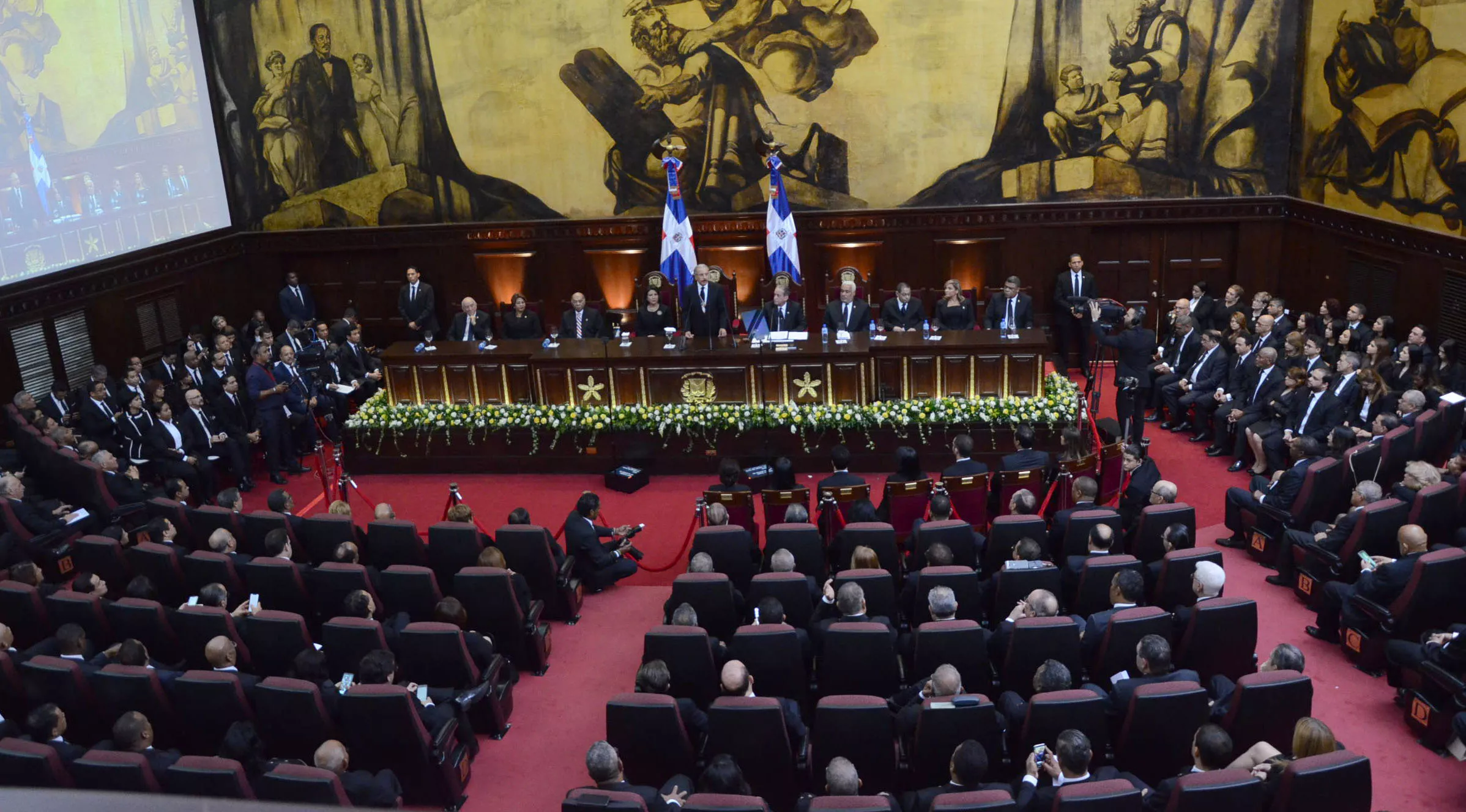 12. El presidente Danilo Medina rindió cuentas ante la Asamblea Nacional. Foto: José de León.