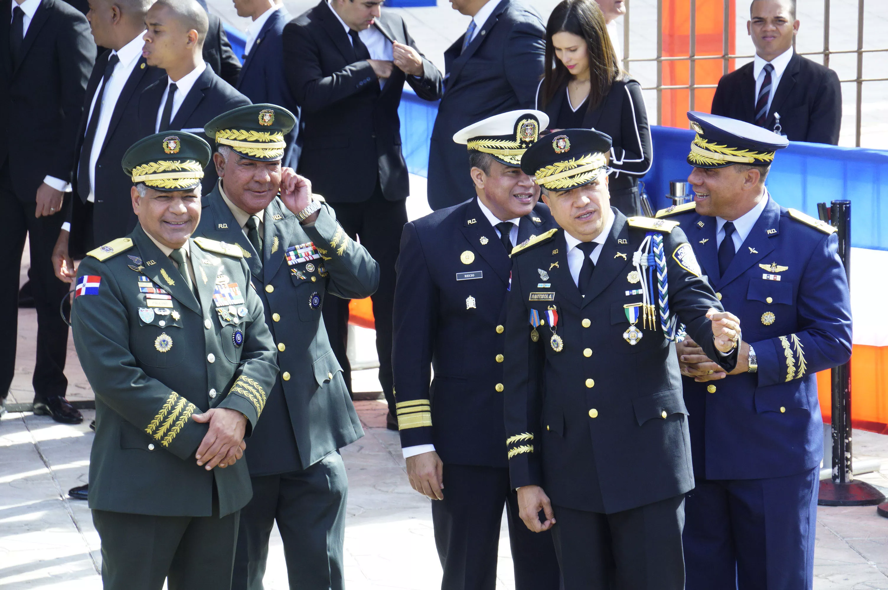 3. Los altos mandos militares presentes para participar en la rendición de cuentas del Presidente. Foto: Elieser Tapia.