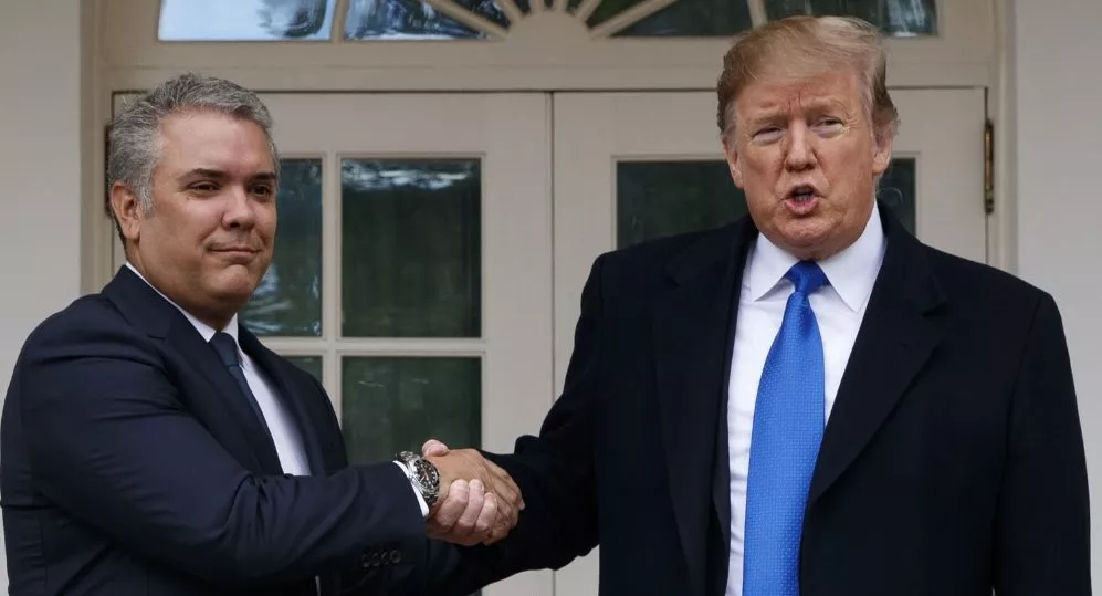 Trump recibe a Iván Duque; tratan sobre el caso Venezuela