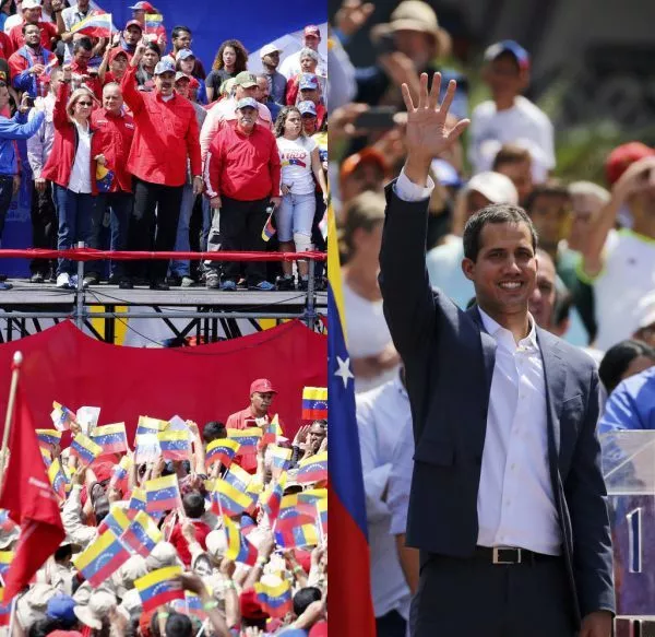 Venezuela: grandes manifestaciones pro y antigobierno