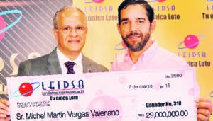 Empresario de La Romana gana 29  millones en Leidsa