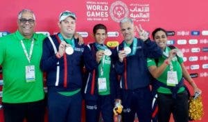 República Dominicana  gana 4 plata en natación especial