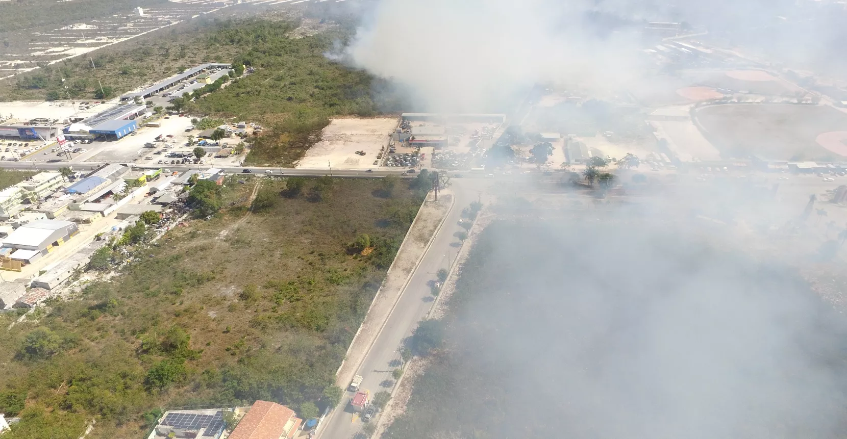 Incendios forestales afectan varias zonas en Punta Cana