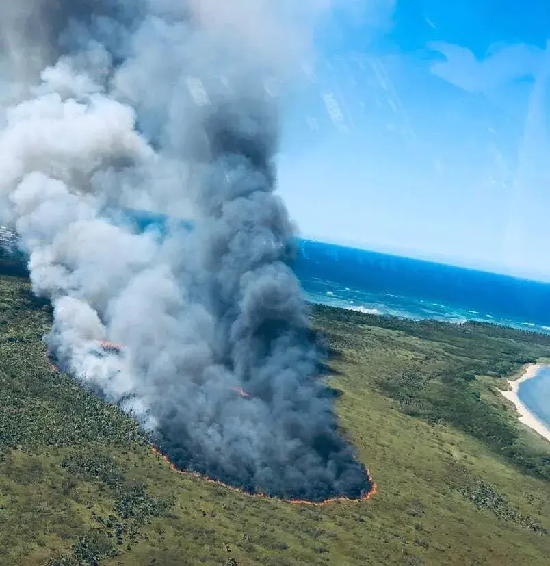 Video: Aún sin sofocar incendio en Punta Cana