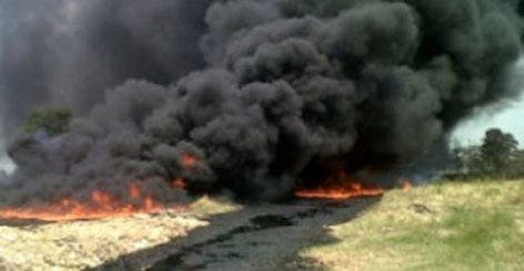 Colombia: ataque contra oleoducto provoca gran incendio